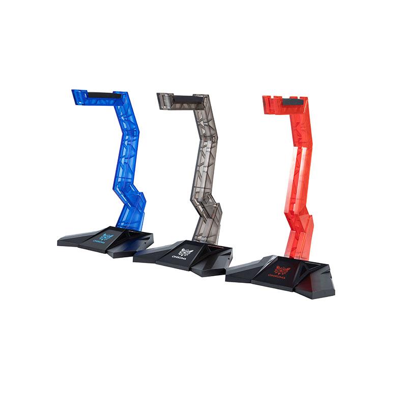 ONIKUMA ST 3 Acrylic Gaming Headset Stand with Hook - Perfect for Desk Organization & Headphone Storage for Gamers