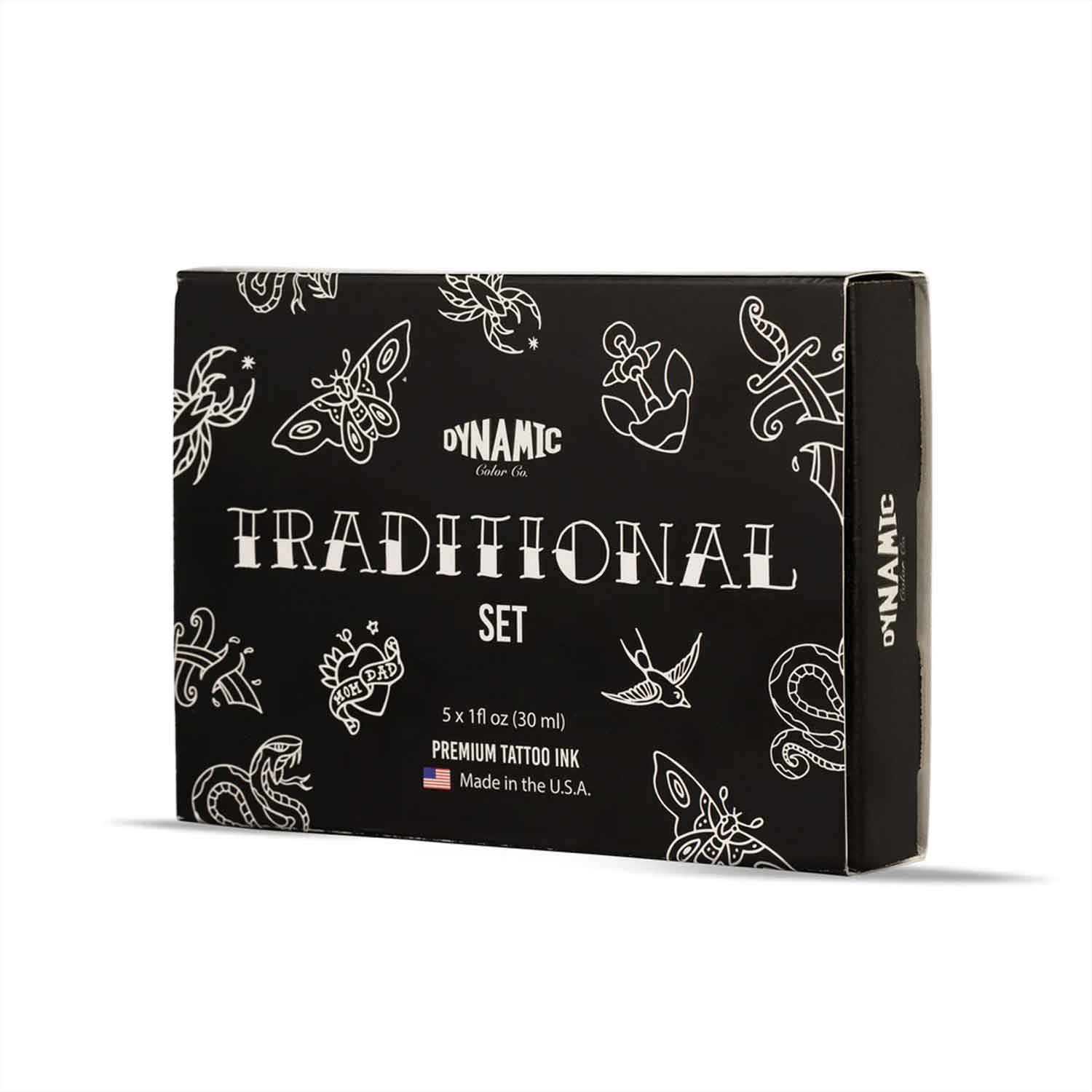 Premium Dynamic Ink Traditional Color Set - 1 oz Bottles for Calligraphy, Art & Craft Projects