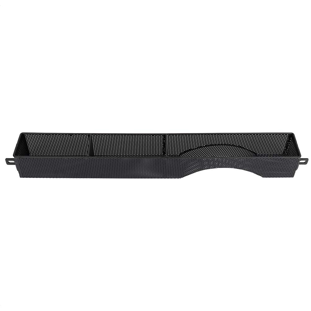 ECCPP Heavy Duty Steel Mesh Golf Cart Front Dash Storage Basket - Organizer Tray for EZGO RXV 2008+ Gas & Electric Models | Additional Utility Storage Solution | Perfect for Golf Course Accessories, Snacks & Personal Items - Black