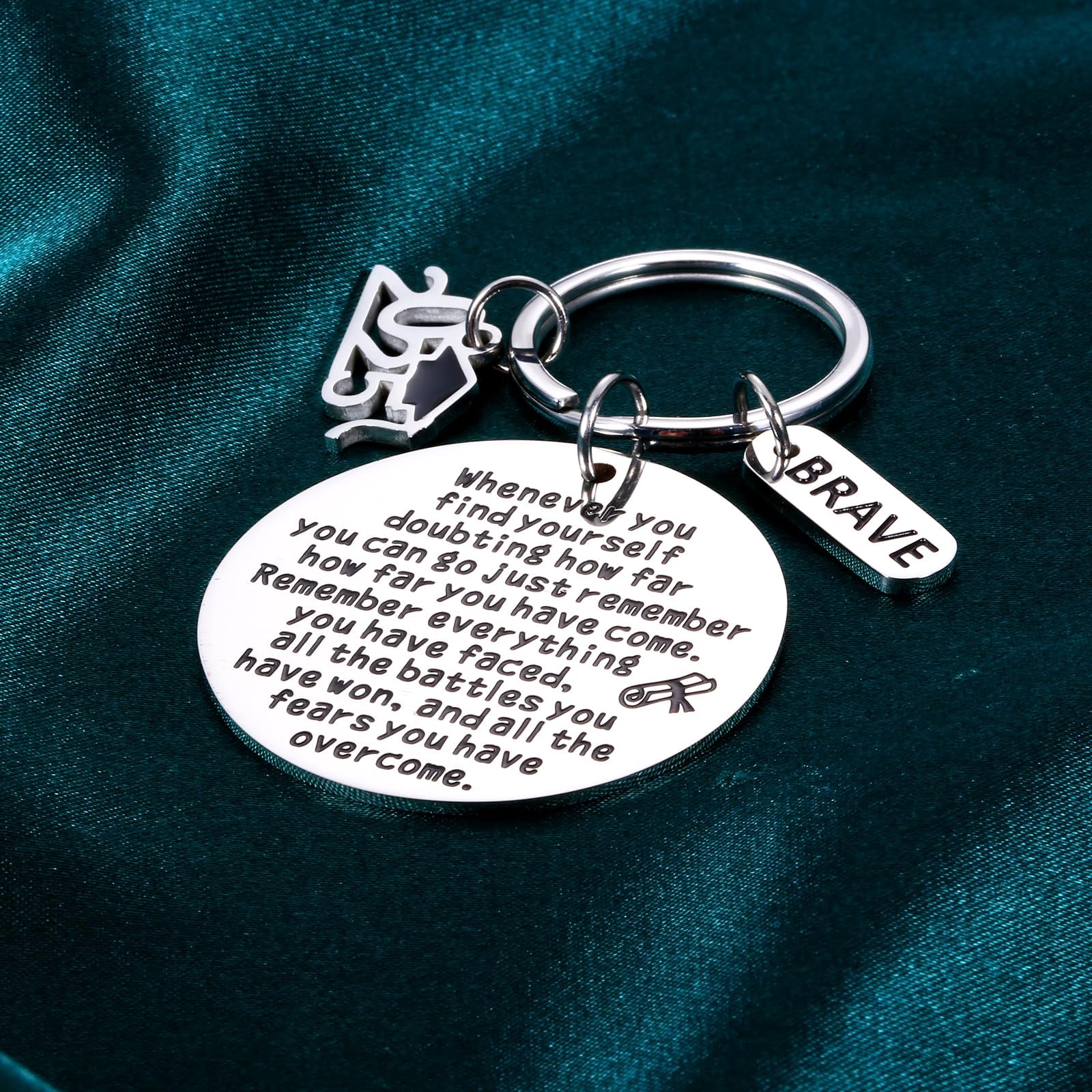2025 Graduation Keychain Gift for High School, College, PhD & Master Graduates - Inspirational Keepsake for Men & Women - Perfect for Easter Basket Stuffers, Senior Gifts & Graduation Party Favors