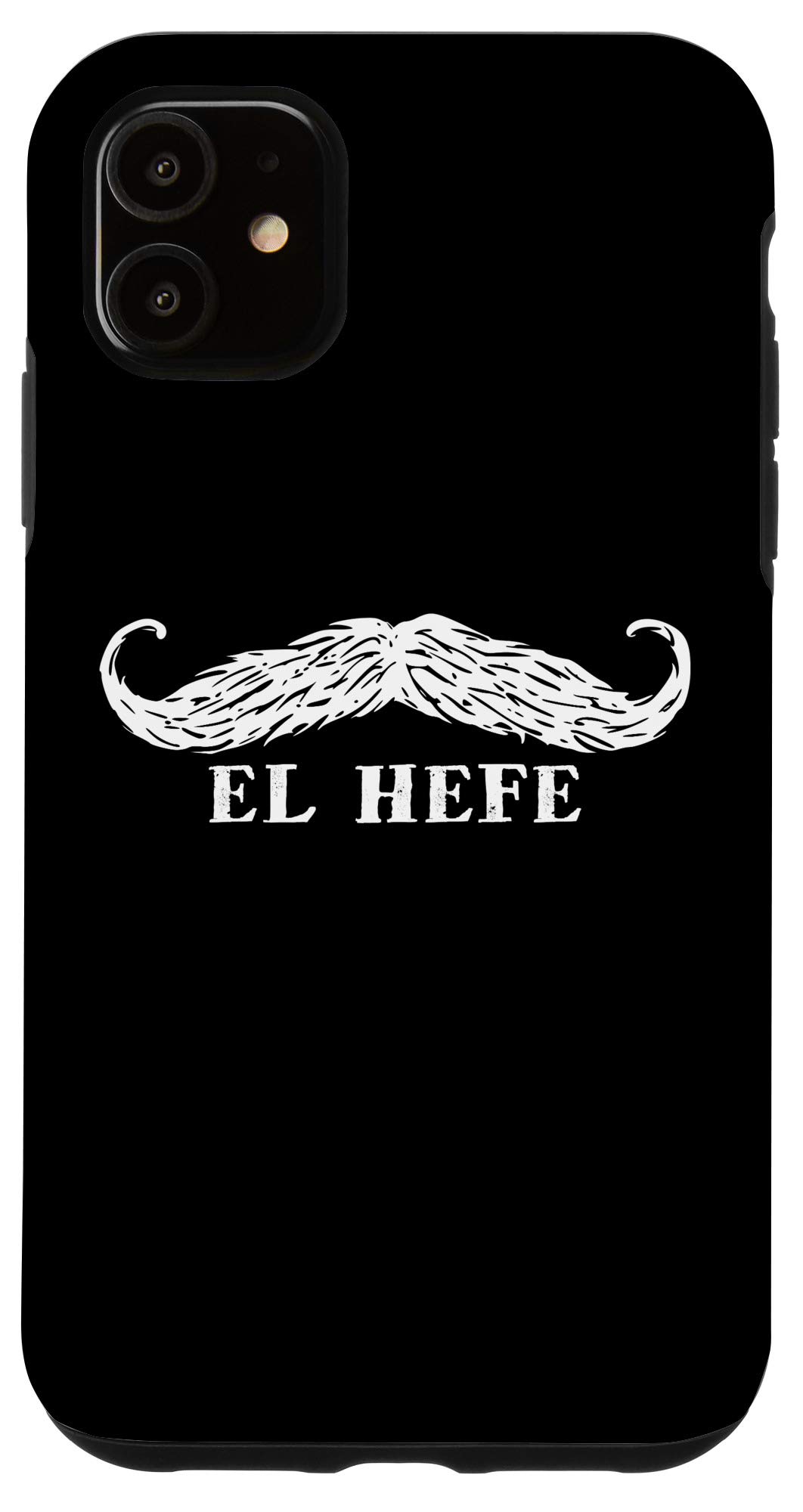 Funny Mustache iPhone 11 Case for Men - Trendy & Protective Phone Cover for Daily Use, Parties & Gifts