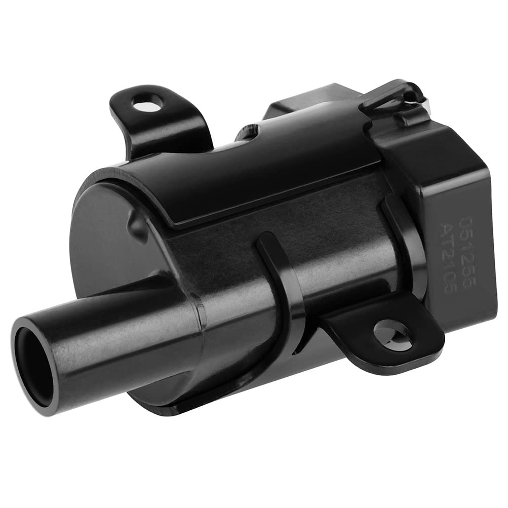High Performance Round Ignition Coils Replacement for Chevrolet Silverado 1500, GMC Sierra, Buick, Cadillac Suburban V8 4.8L 5.3L 6L (1999-2007) - Compatible with OE 12563293 D585 C1251-8 Coil Packs - Perfect for Engine Tune-Ups & Performance Upgrades