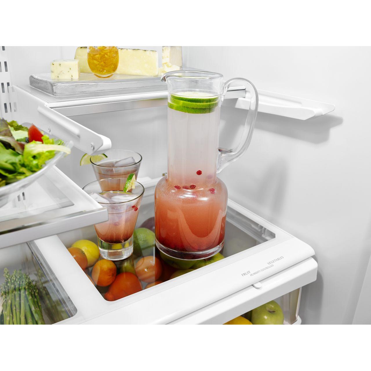 KitchenAid 36-Inch French Door Refrigerator with Removable Double Doors, 25 cu. ft. Capacity, ExtendFresh Plus Temperature System - Perfect for Modern Kitchens & Large Family Storage