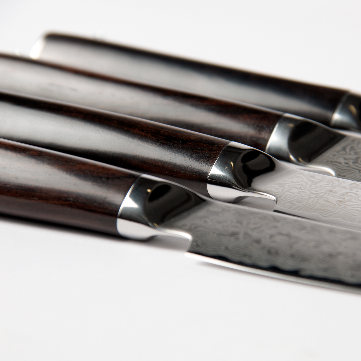 Premium Dark Academia Steak Knives Set of 4 - High-Quality Stainless Steel Steak Knives for Fine Dining, Steakhouse Experience at Home - Perfect for Dinner Parties, Romantic Meals & Gourmet Cooking