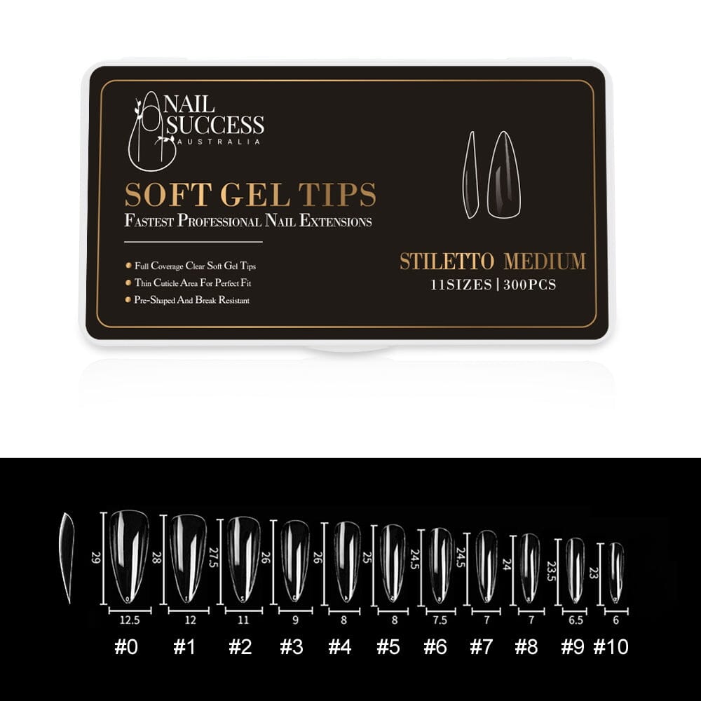 Soft Gel Press On Nails - Natural Looking Fake Nails with Easy Application for Manicures & Special Occasions