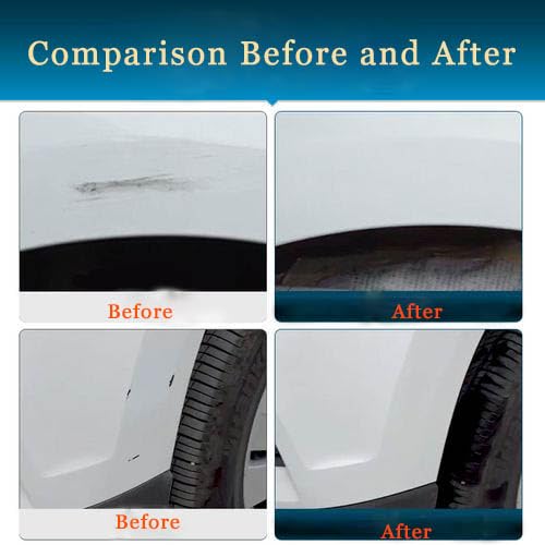 2 Pack Car Scratch Remover Pen - 2024 Upgraded 2-in-1 Touch Up Paint & Scratch Repair Kit for Cars, Trucks & SUVs (Black) | Quick Fix for Minor Scratches & Paint Chips | Perfect for DIY Car Maintenance & Detailing