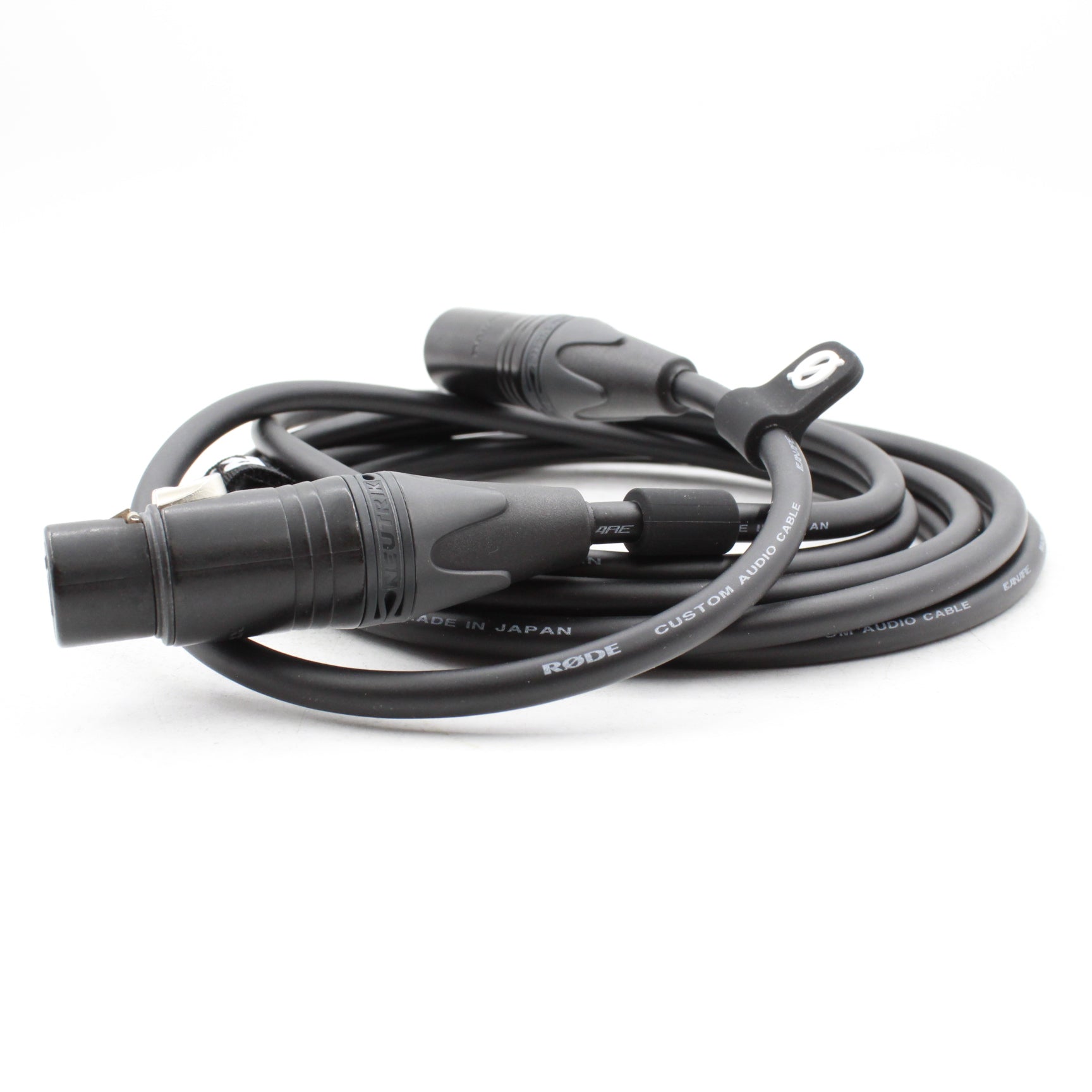 Open Box RODE XLR Male to Female Cable 9.8ft (3m) Black - Professional Audio Cable for Microphones, Studio Recording & Live Performances