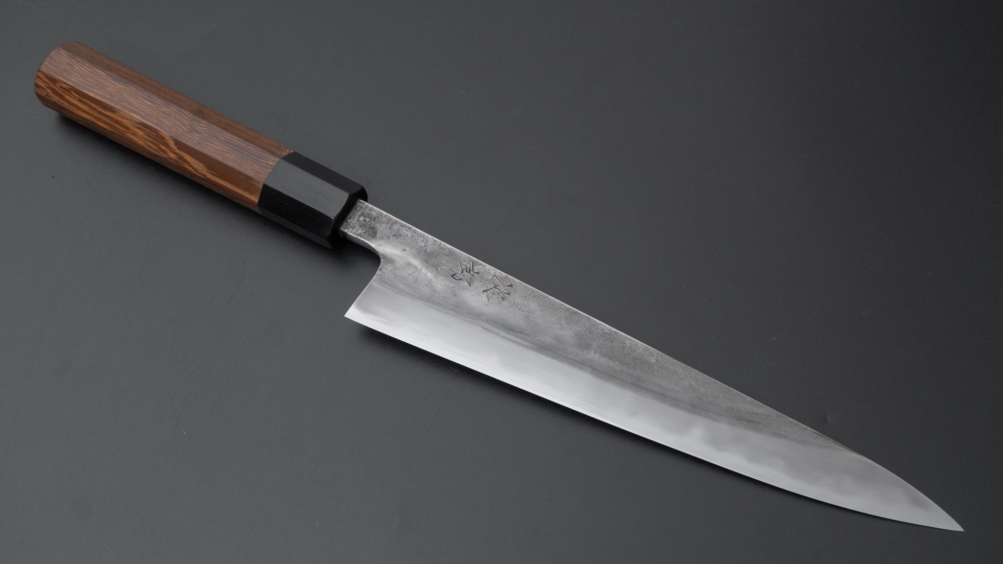 Premium Jiro Tsuchime Sujihiki 210mm Japanese Slicing Knife with Taihei Tagayasan Handle - Perfect for Sushi, Sashimi & Meat Carving (#514)