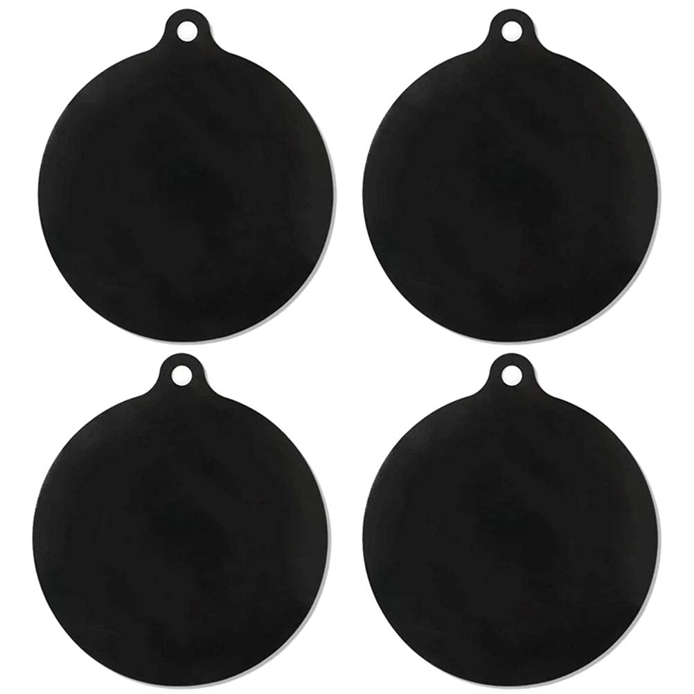 4-Pack Non-Slip Silicone Cooktop Protector Mats - Heat Resistant Reusable Induction Burner Covers for Pots & Pans - Perfect for Electric Stoves, Kitchen Safety & Countertop Protection