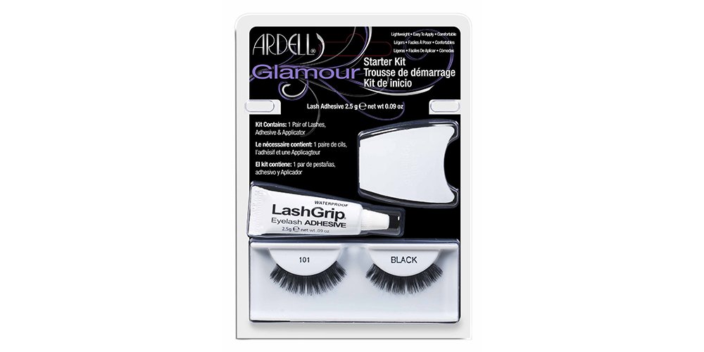 Ardell Fashion Lash Starter Kit #101 - 4 Pack False Eyelashes Set with Natural Look for Everyday Wear & Special Occasions