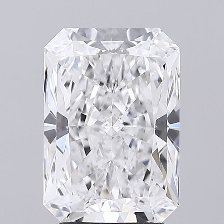 3.23 Carat D Color VVS2 Clarity Radiant Cut Lab-Grown Diamond for Engagement Rings & Fine Jewelry