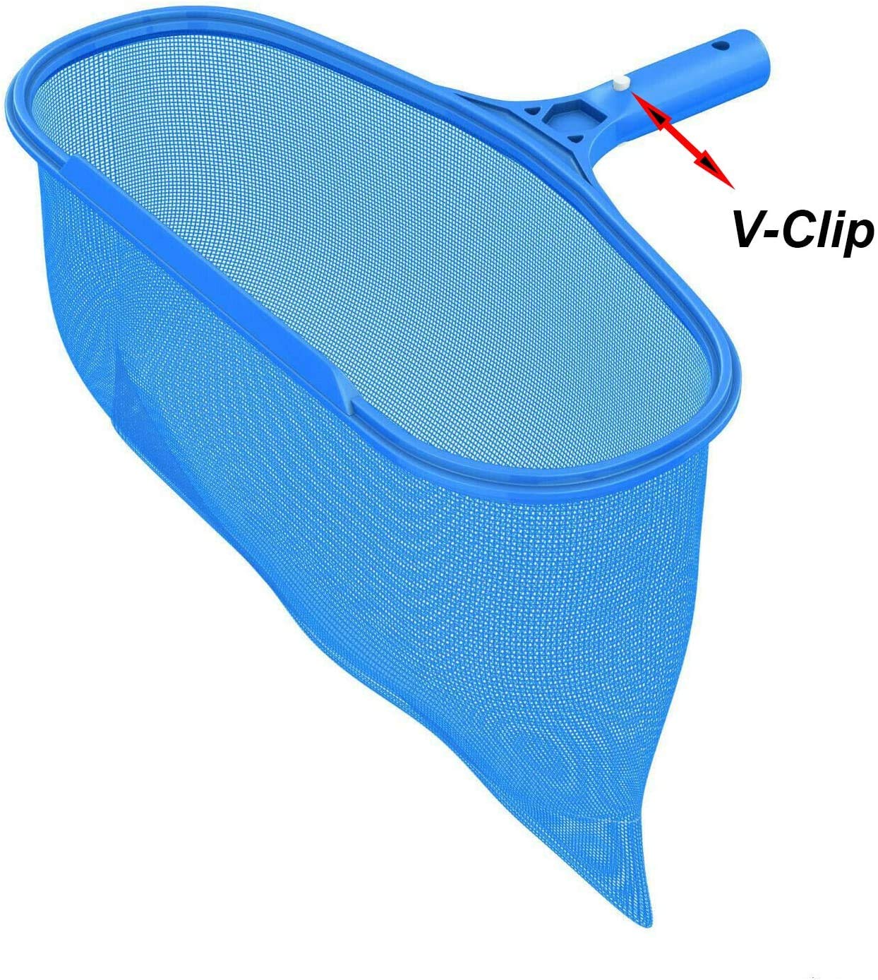 6 Pack Sarrah Pool Butterfly Clip V-Clip - Heavy Duty Swimming Pool Accessories for Spa Brush, Leaf Rake, Skimmer & Vacuum Head | Durable Pool Maintenance Tools for Easy Cleaning & Water Care