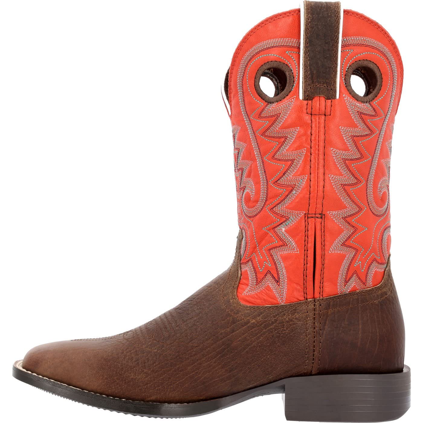 Durango Men's Westward Western Boots - Genuine Leather Cowboy Boots for Men, Comfortable Riding & Work Boots with Durable Sole - Perfect for Rodeo, Ranch Work & Country Fashion