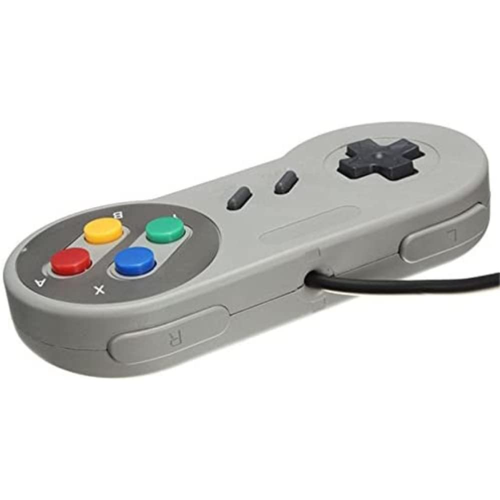 TRIXES SNES Retro Game Controller - Replacement Joypad for SNES Gaming