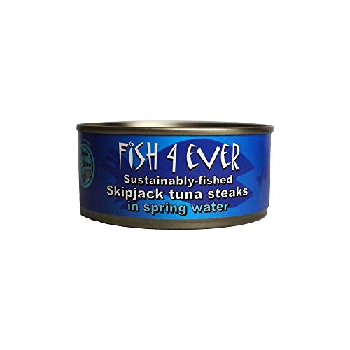 Premium Skipjack Tuna Steaks in Spring Water - Wild Caught, High Protein, 160g (5.6oz) - Perfect for Salads, Sandwiches & Keto Diet