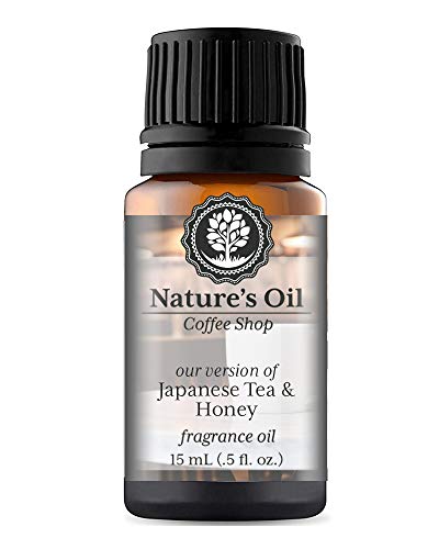 Premium Japanese Tea & Honey Fragrance Oil (15ml) - Aromatherapy Essential Oil for Diffusers, Soap Making, Candles, Lotions | Relaxing Home & Linen Scent | Perfect for Bath Bombs & DIY Slime | Spa & Wellness Gift Idea