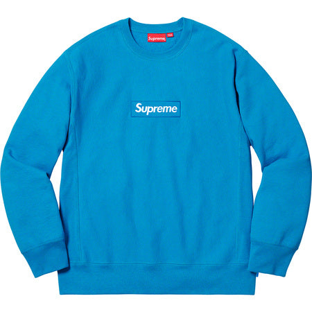 Supreme Box Logo Crewneck Sweatshirt (FW18) - Men's Streetwear Fashion for Urban Style & Casual Wear