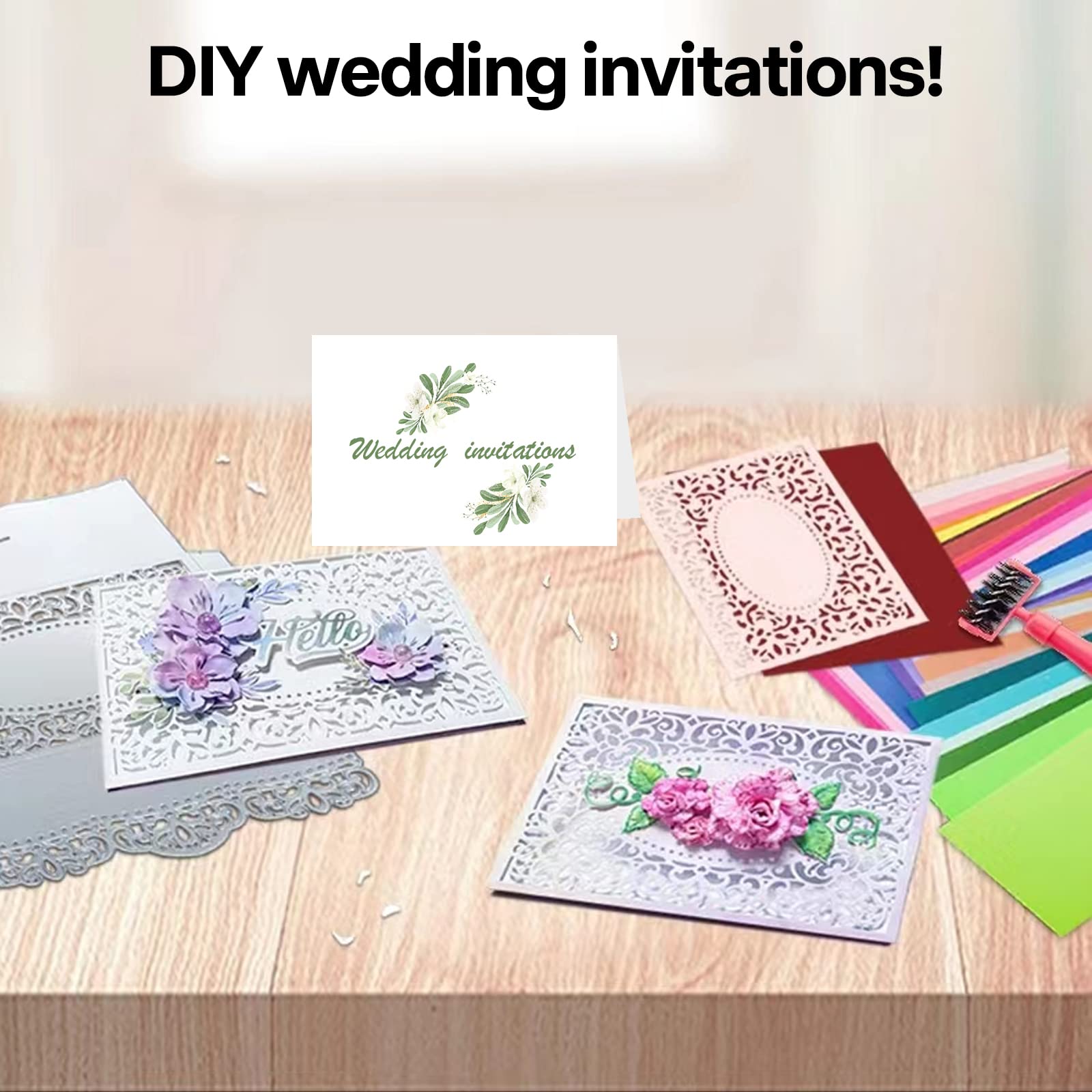 24 Sheets White Shimmer Cardstock 8.5 x 11 Inch - 80lb Metallic Printer Paper for Invitations, Certificates, DIY Greeting Cards, Scrapbooking & Craft Projects - Premium Glitter Card Stock for Wedding, Birthday & Holiday Decorations