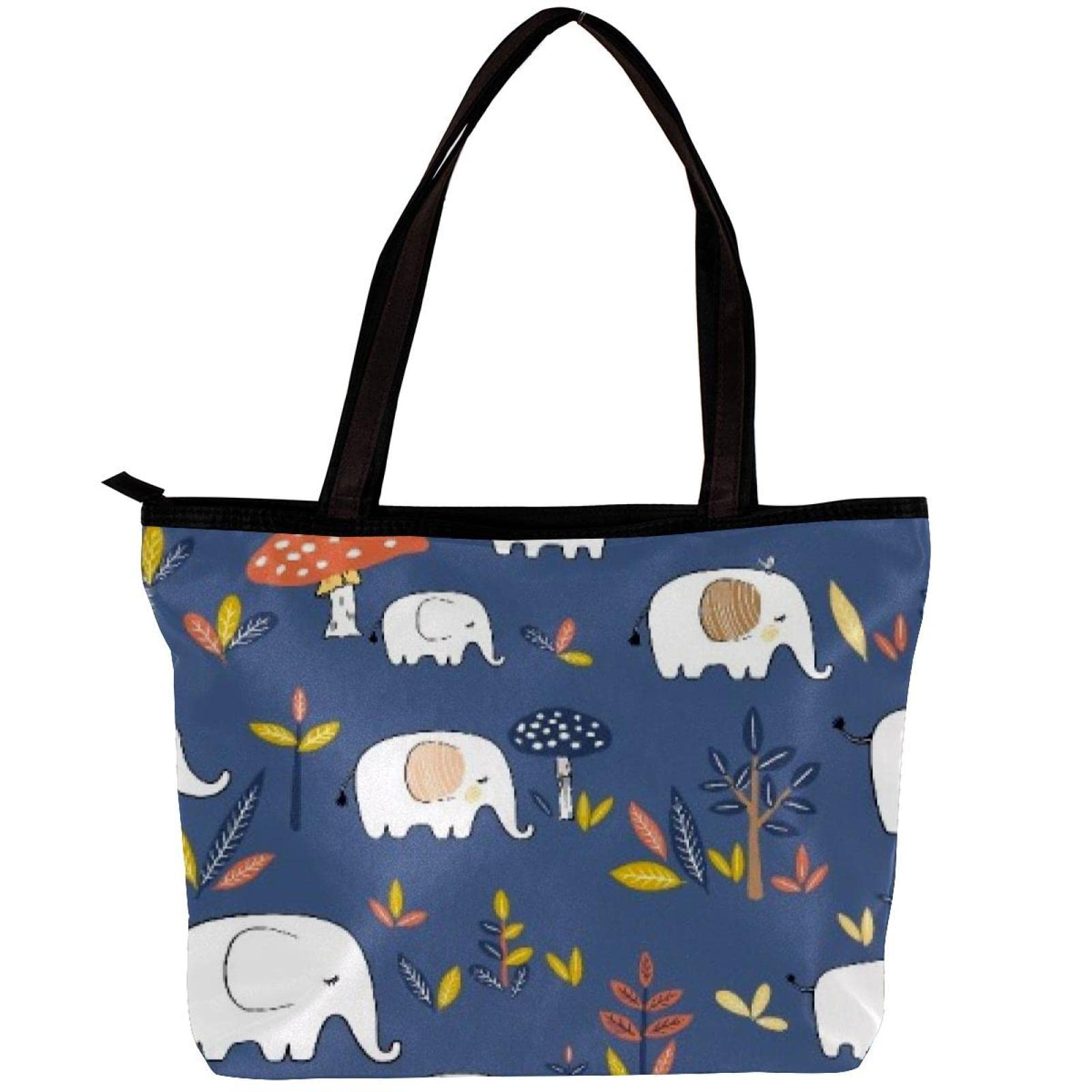 Stylish Cactus Skull Tote Bag for Women - Lightweight Shoulder Bag with Inner Pouch - Perfect for Shopping, Beach & Daily Use