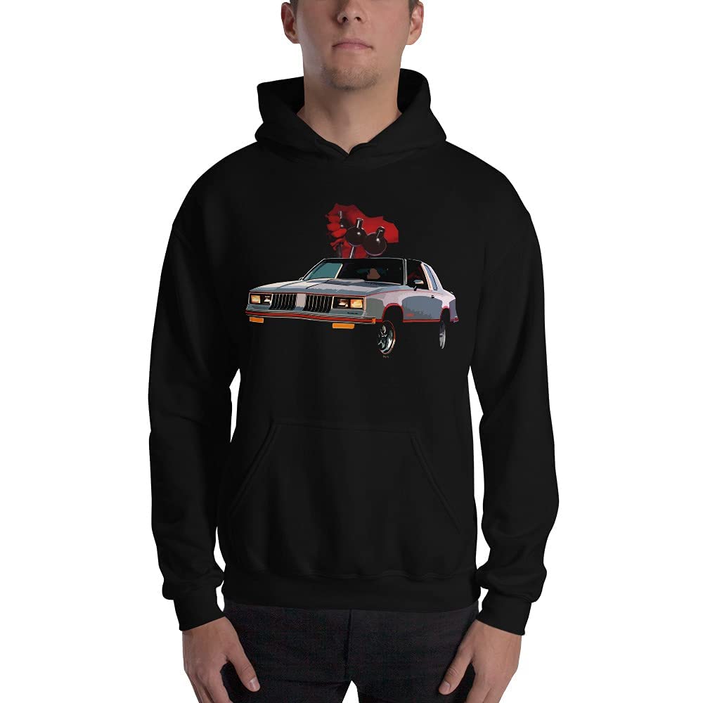 1984 Hurst/Olds Lightning Rod Shifter Classic Car Hoodie - Vintage Muscle Car Apparel for Men & Women - Perfect for Car Enthusiasts, Auto Shows & Casual Wear