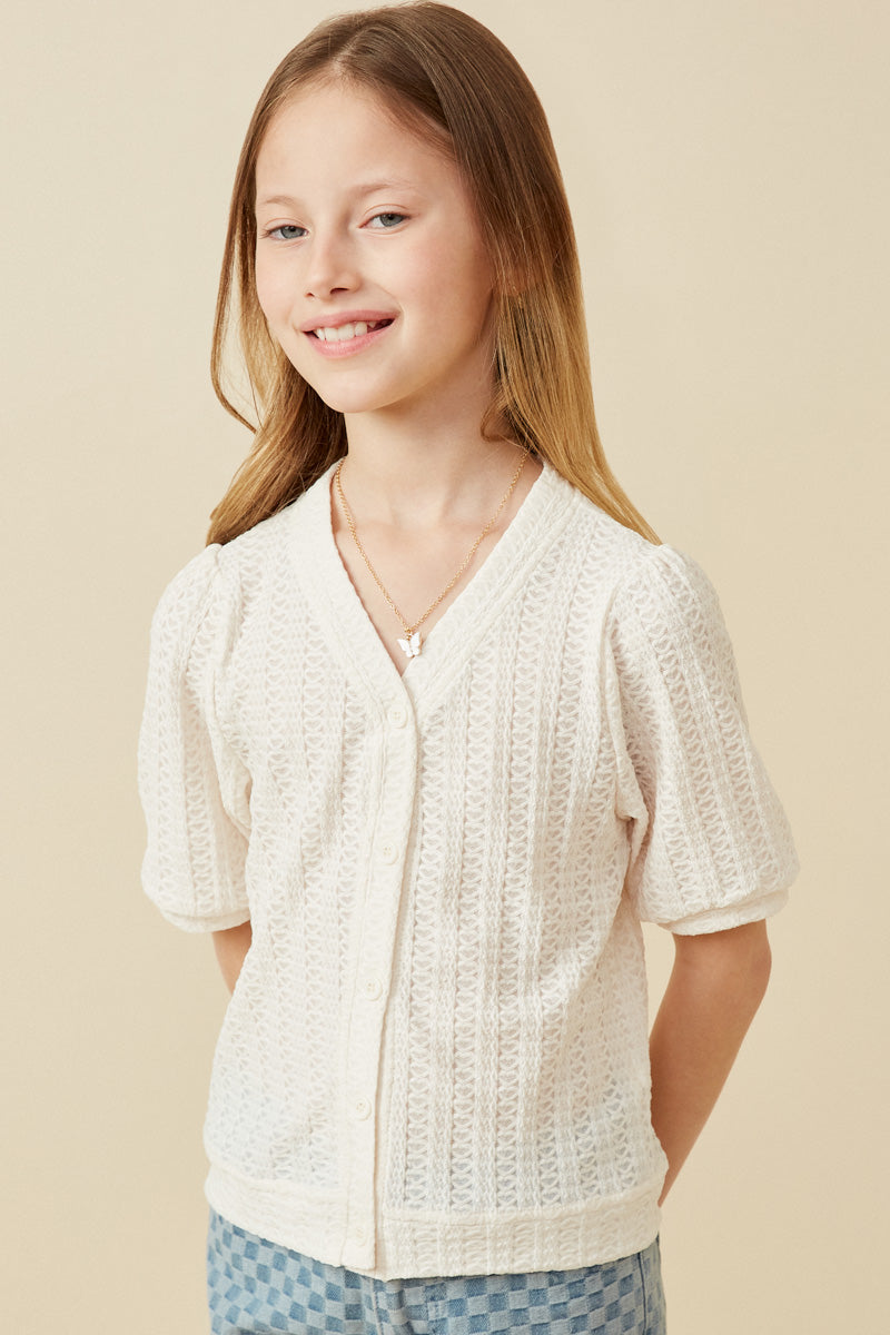 Cozy Heart Knitted Puff Sleeve Sweater Top for Women | Soft Winter Pullover | Perfect for Date Nights & Holiday Gatherings
