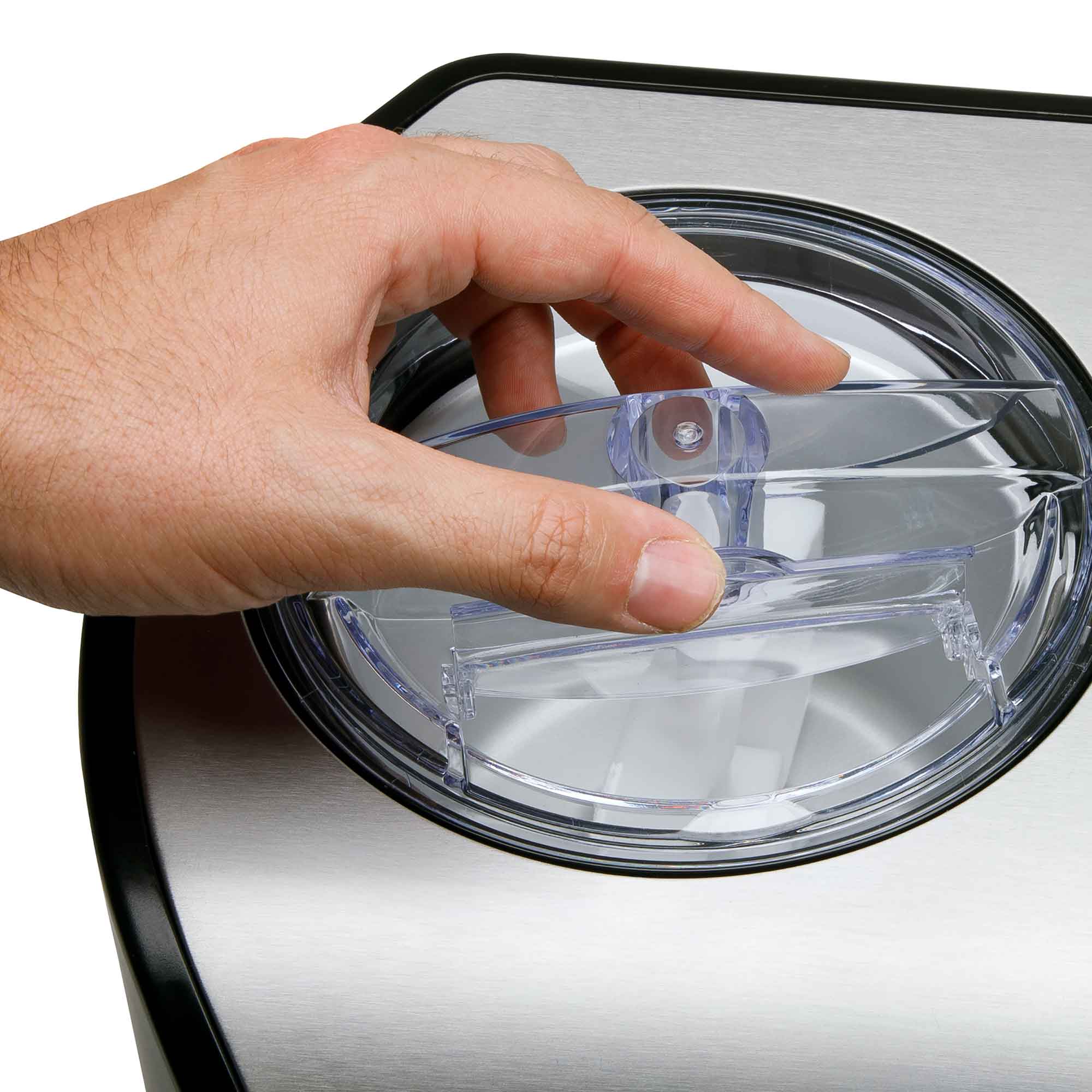 Baridi 1.2L Ice Cream Maker with Fast Freeze Compressor Cooling System - DH51 | Perfect for Home, Parties, and Dessert Shops | Make Homemade Gelato, Sorbet, and Frozen Yogurt