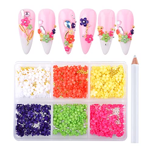 6 Colors/Flower + Caviar Beads（Style F)
