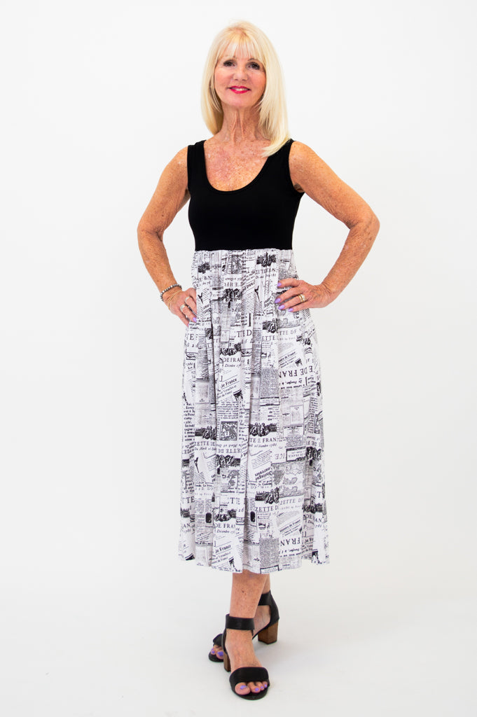 Black Paloma Dress - French Linen Bamboo Blend Elegant Summer Dress for Women | Perfect for Weddings, Parties & Casual Outings