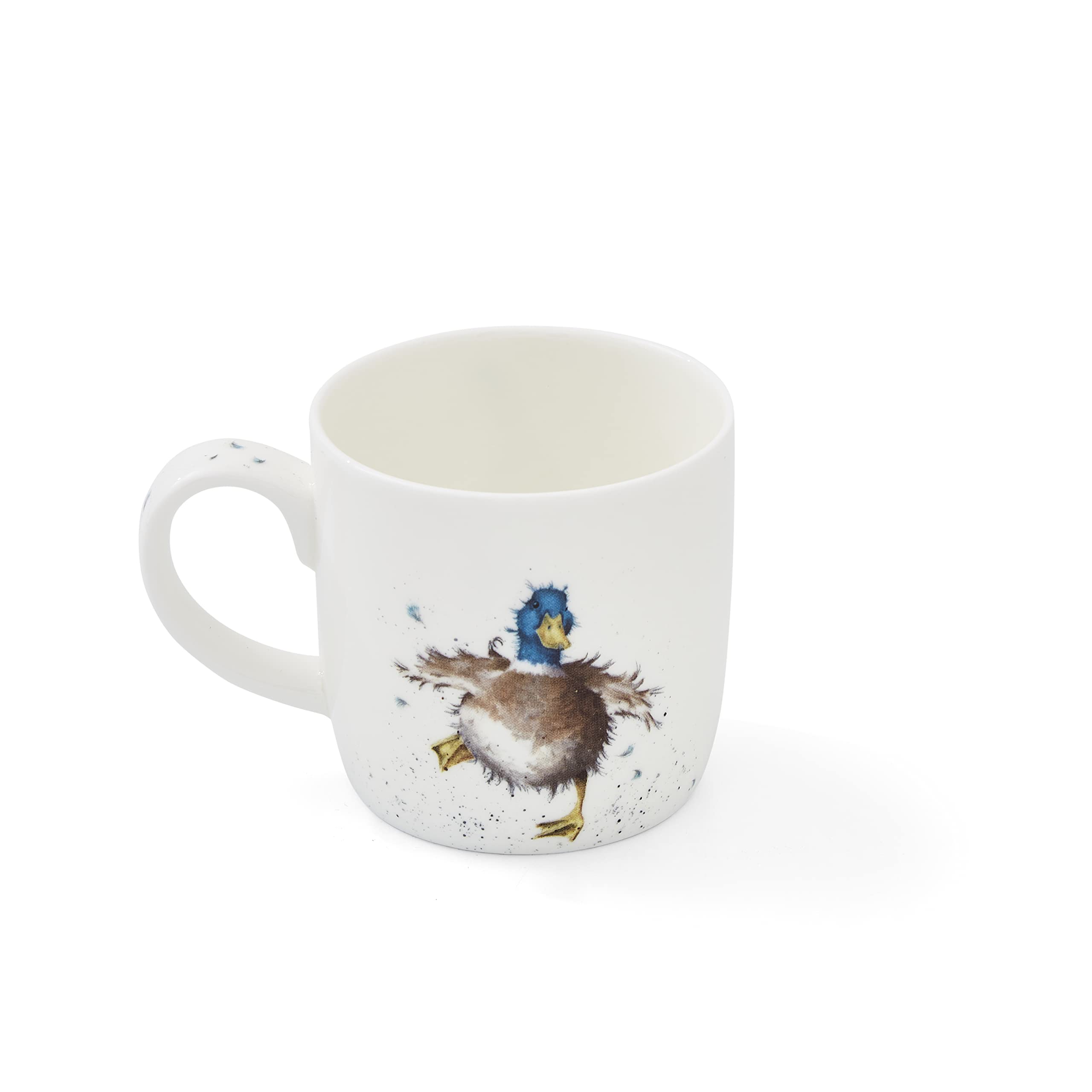 Royal Worcester Wrendale Designs Guard Duck Mug - 11oz Fine Bone China Coffee Cup | Microwave & Dishwasher Safe | Perfect for Tea, Coffee & Hot Chocolate at Home or Office