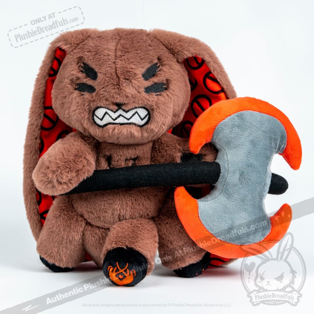 Plushie Dreadfuls Misophonia Rabbit - Soft Stuffed Animal Toy for Anxiety Relief, Sensory Comfort & Emotional Support | Perfect for Kids, Teens & Adults with Sound Sensitivity Disorders
