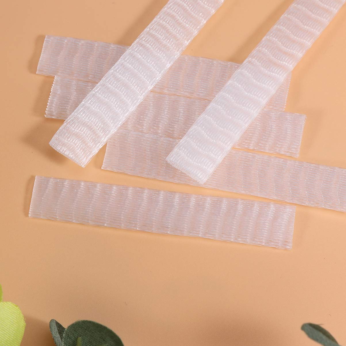 100pcs Mermaid Makeup Brush Covers - Trumpet Shaped Cosmetic Brush Protectors for Women, Travel-Friendly Makeup Accessories with Cable Tie (White) | Perfect for Travel, Home Storage & Makeup Artist Kits