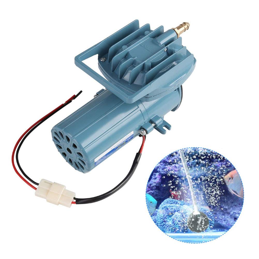 Yosoo 35W Commercial Air Pump for Aquarium, Fish Tank, Pond & Hydroponics - 12V DC Oxygen Aerator for Fish Farming, Aquaculture & Fountain Use - Perfect for Home Aquariums, Outdoor Ponds & Hydroponic Systems