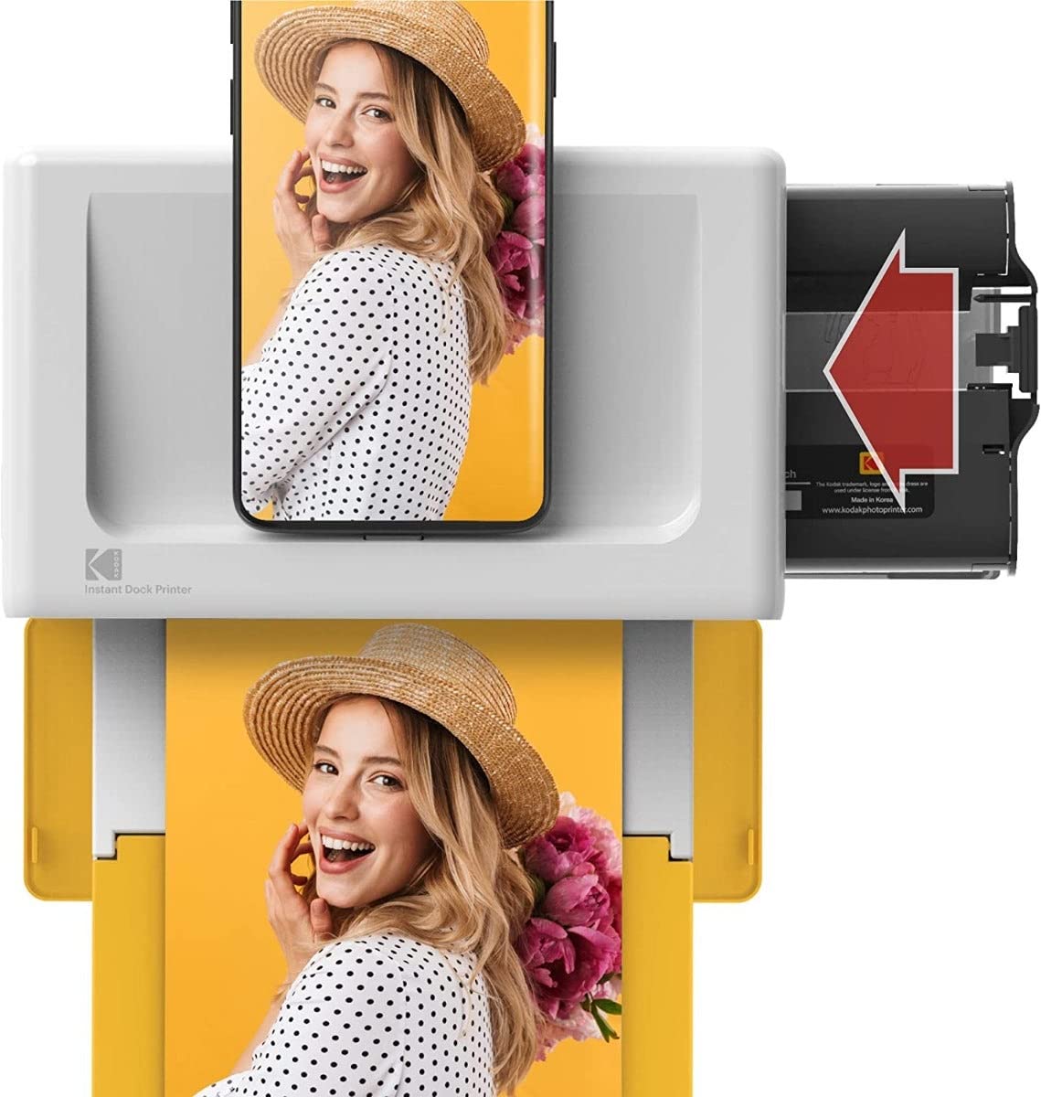 KODAK Dock Plus & Dock Photo Printer Cartridge PHC-80 - 80-Pack Ink Refill & Photo Paper for Instant Prints - Perfect for Home, Travel & Party Memories