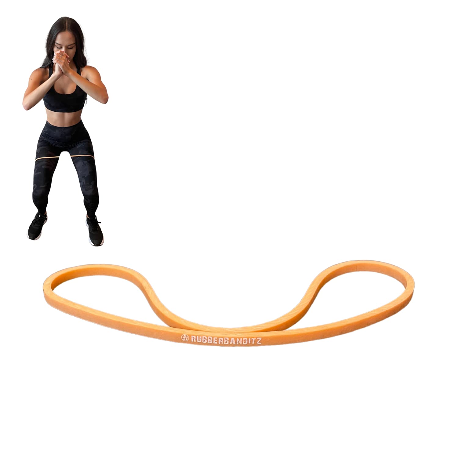 Rubberbanditz Extra Thick Booty Bands - Heavy Duty Resistance Bands for Glutes, Legs & Hip Workouts - Includes Women's eGuide - 5 Mini Loop Exercise Bands (5-100 lbs) for HIPS, Thighs, Butt & Abs - Perfect for Home Gym, Yoga & Pilates