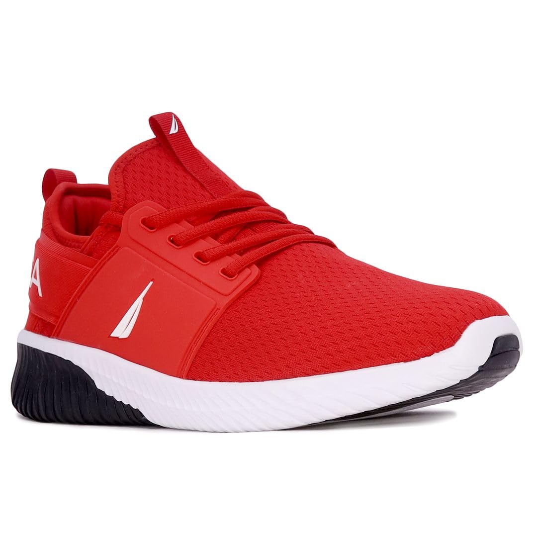 Nautica Men's Sneakers - Comfortable Casual Lace-Up Walking Shoes for Men | Lightweight Breathable Joggers for Everyday Wear, Gym & Outdoor Activities
