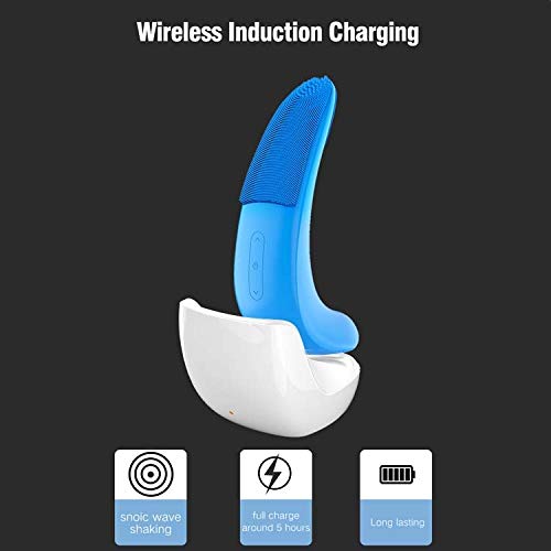 Rechargeable Electric Silicone Facial Cleansing Brush for Deep Pore Cleansing - Perfect for Daily Skincare Routine & Travel