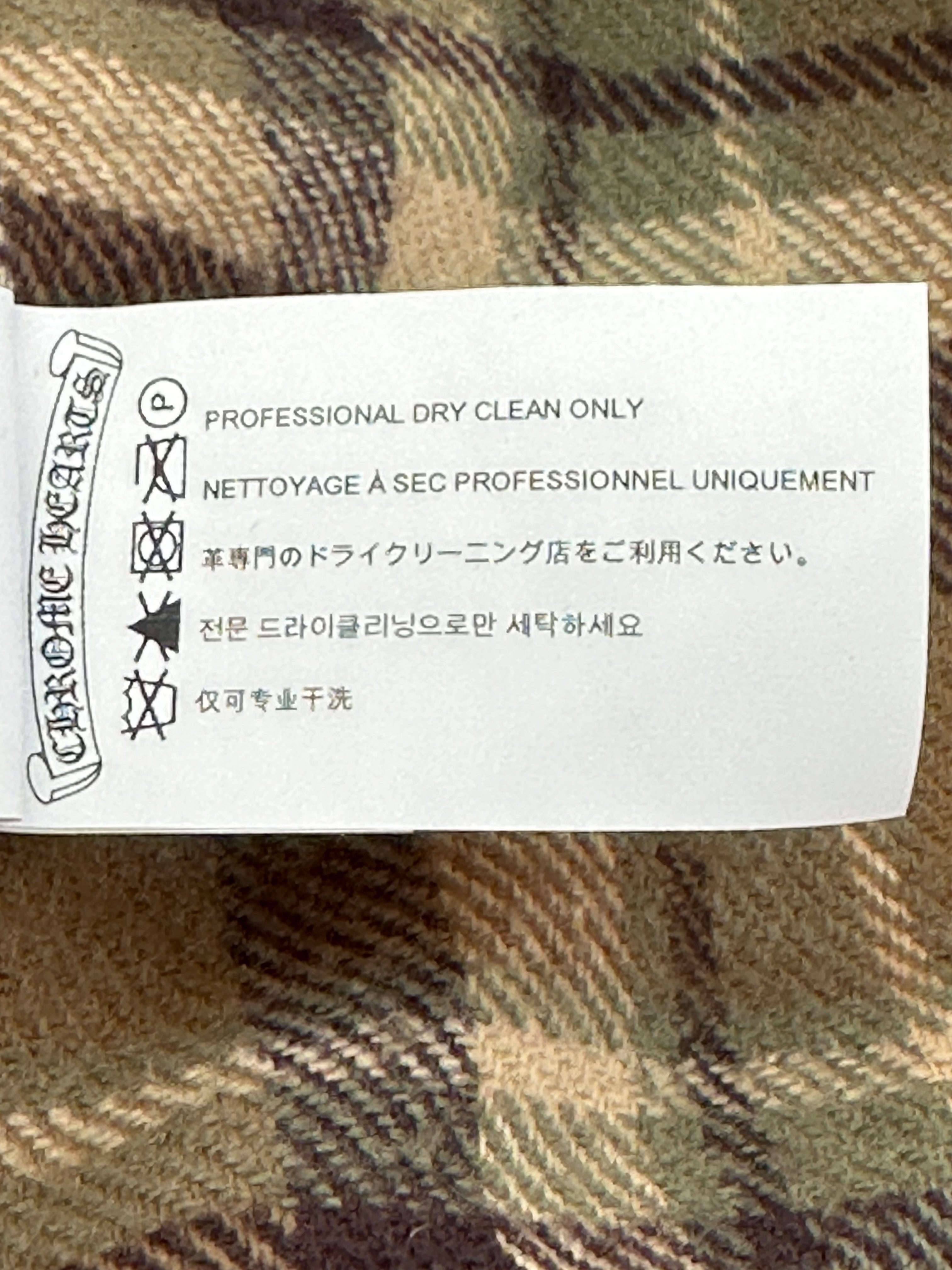 Chrome Hearts Brown Plaid Flannel Jacket for Men - Stylish Vintage Shirt with Button Front - Perfect for Casual Outfits, Streetwear & Fall Layering