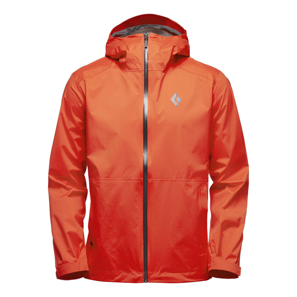 Black Diamond Stormline Stretch Rain Shell Jacket for Men - Waterproof Hiking & Outdoor Adventure Gear for Camping, Backpacking & Rainy Weather Protection