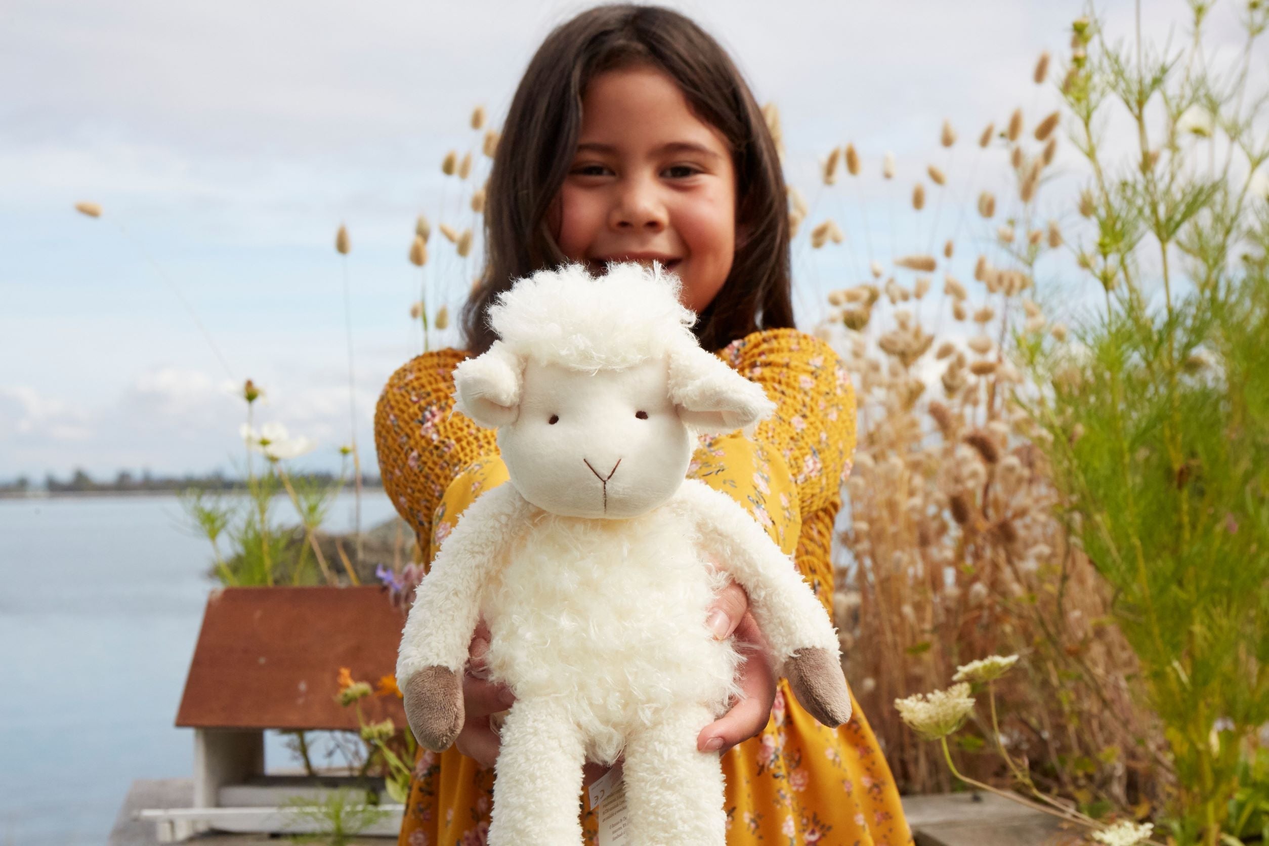 Retired Baa Baa Lamb Plush Toy - Soft Stuffed Animal for Kids, Nursery Decor, Baby Shower Gift & Collectible
