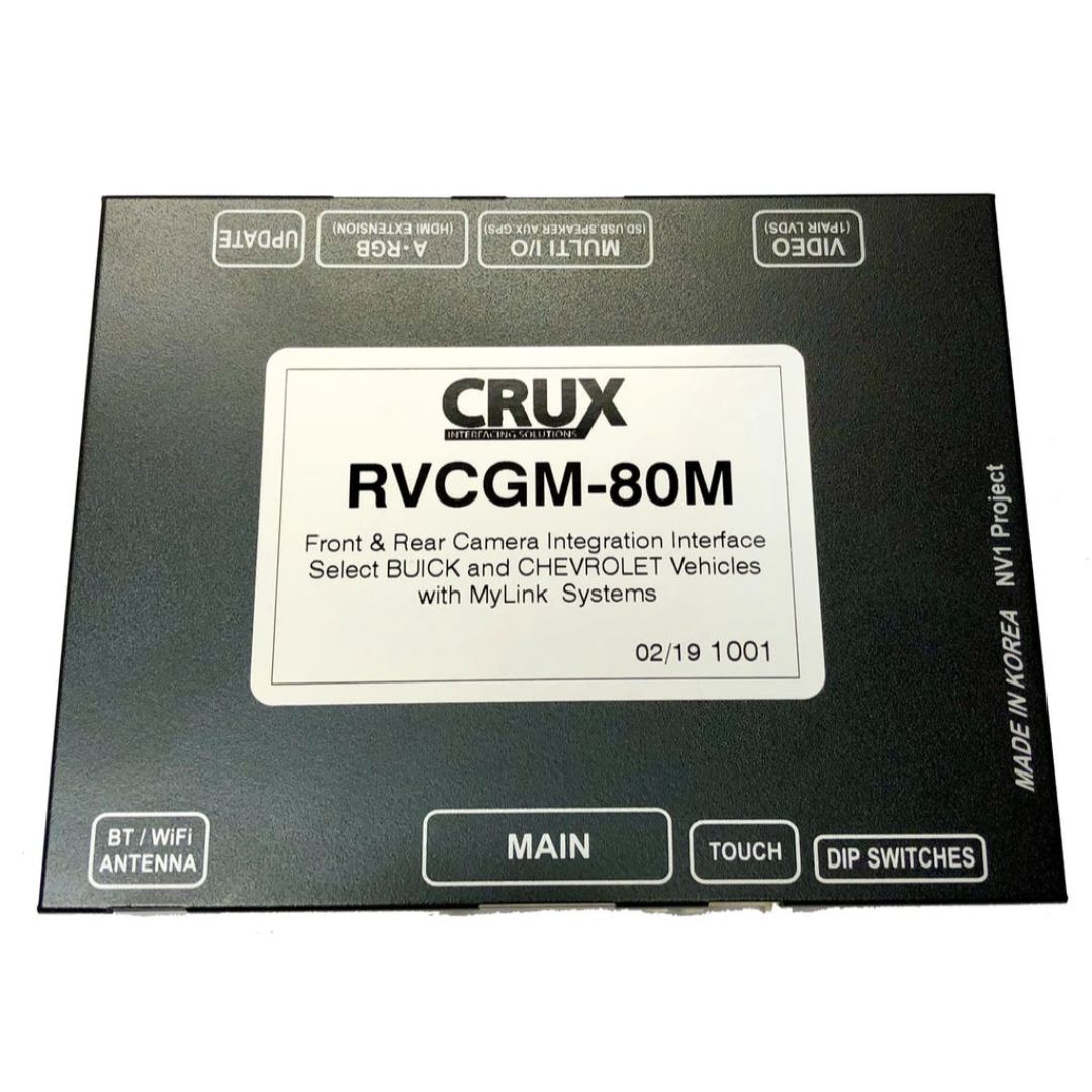 Crux RVCGM 80M Rear View Camera Interface - Compatible with Select Chevrolet Vehicles Featuring MyLink Radios | Seamless Sightline Safety View Integration | Perfect for Parking Assistance & Enhanced Driving Safety