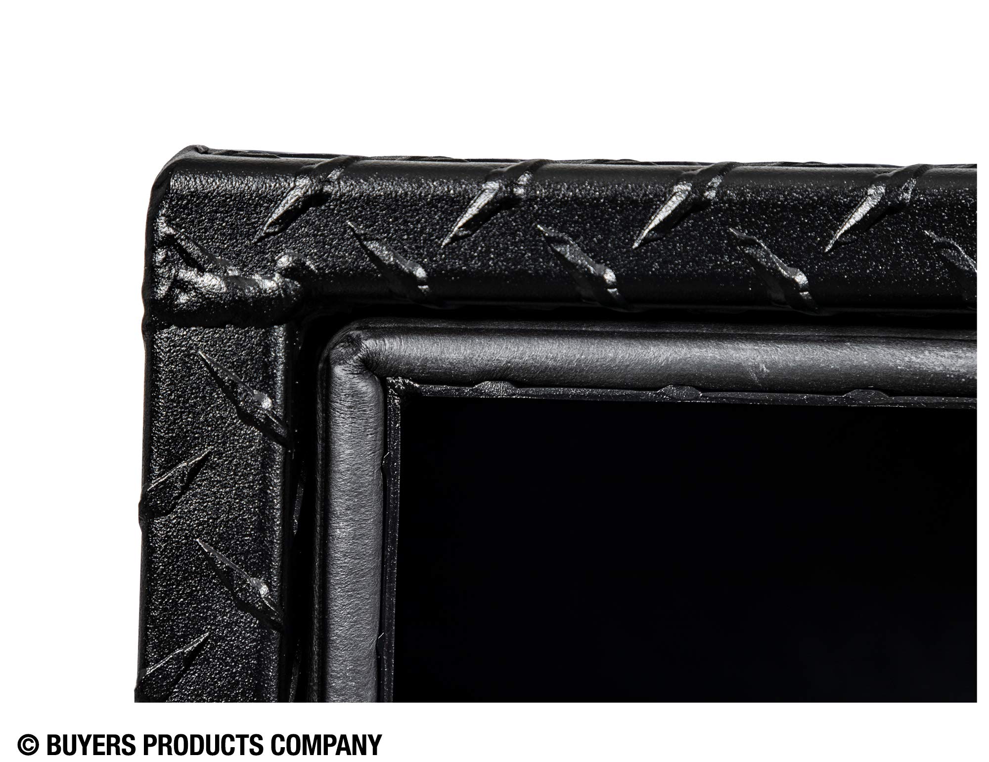Buyers Products 1715115 Textured Matte Black Diamond Tread Aluminum Underbody Truck Tool Box - 18