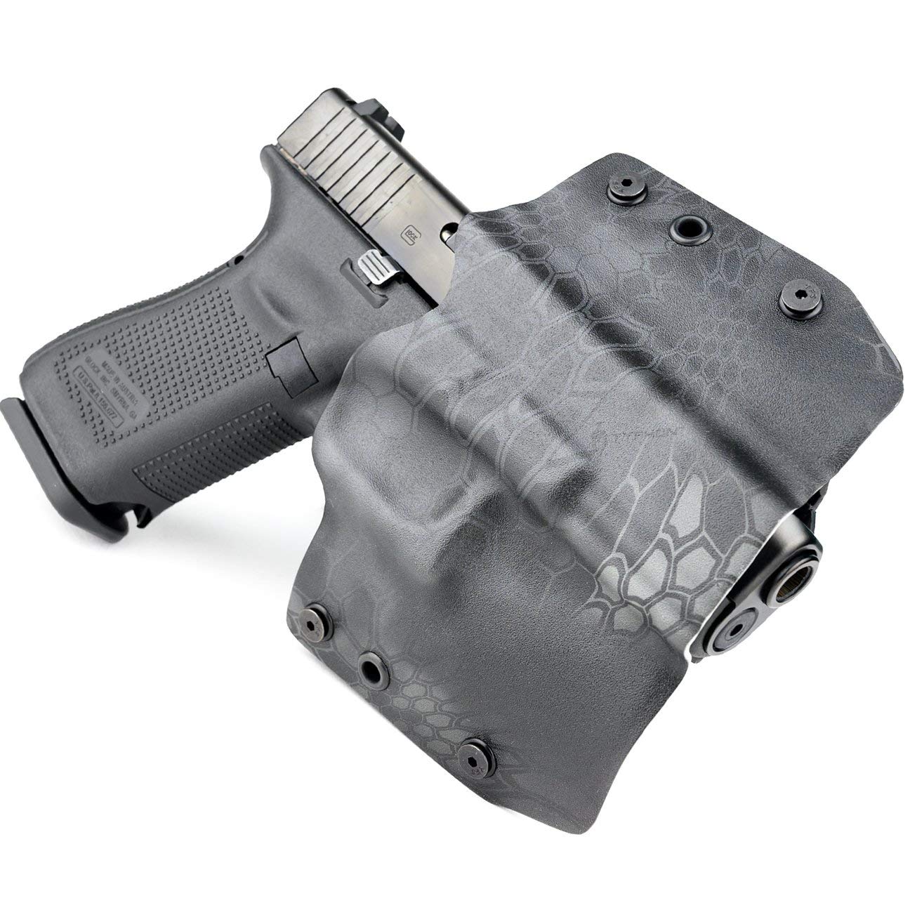 Kryptek Typhon OWB Holster for 1911 with Rail - Left Hand Draw - Perfect for Tactical Carry & Outdoor Adventures