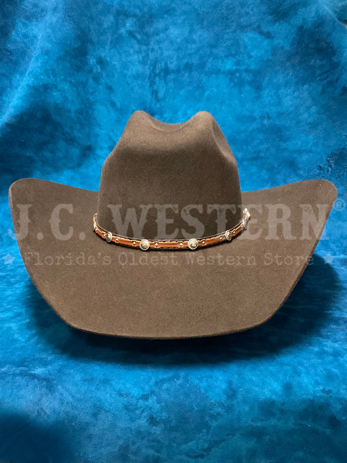 Justin JF0230BUST44 2X Buster Premium Felt Hat in Chocolate Brown - Western Cowboy Hat for Men, Perfect for Rodeo, Country Music Festivals & Outdoor Adventures