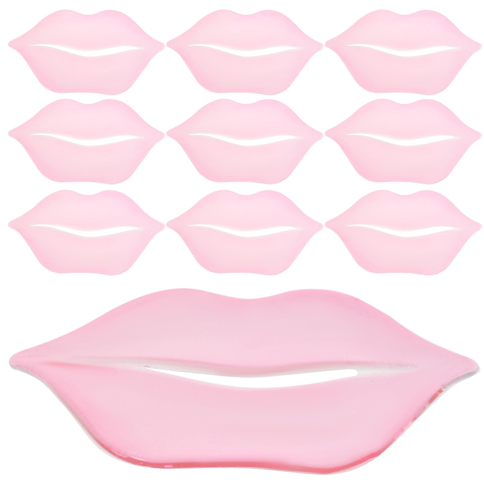 FOMIYES 100 Pcs Hydrating Exfoliating Lip Mask with Collagen - Overnight Lip Care Treatment for Dry, Chapped Lips - Perfect for Nighttime Lip Therapy & Daily Moisturizing