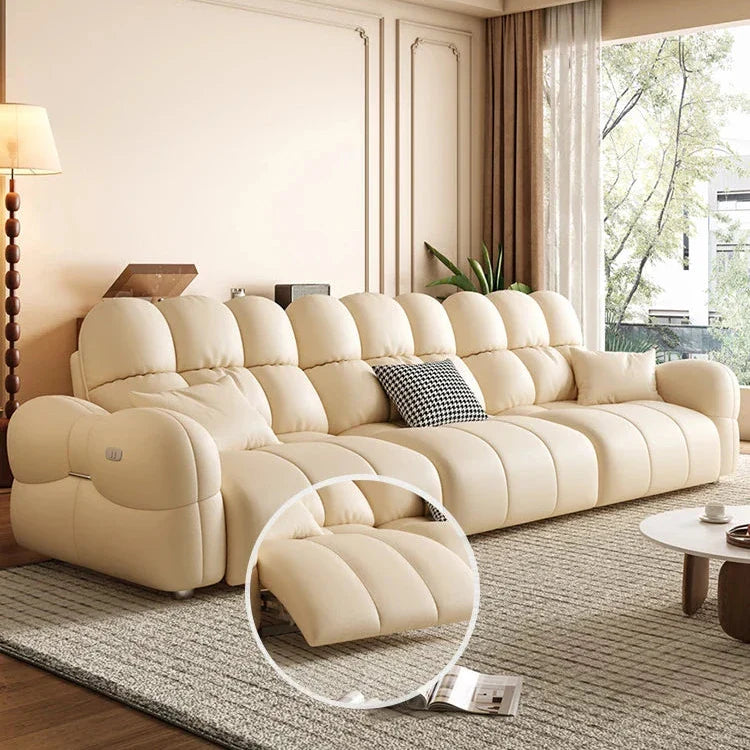 Cloud Lazy Puff Extendable Large Sofa - Ultra Comfortable Modern Luxury Sectional Couch for Living Room, Bedroom & Home Theater | Perfect for Relaxing, Lounging & Movie Nights