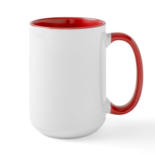 White/Red Inside - Germany Flag Large Mug