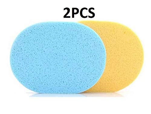 MultiCart® Facial Cleansing Sponge Puff - 2 Pack for Gentle Exfoliation & Deep Cleansing | Perfect for Daily Skincare & Makeup Removal