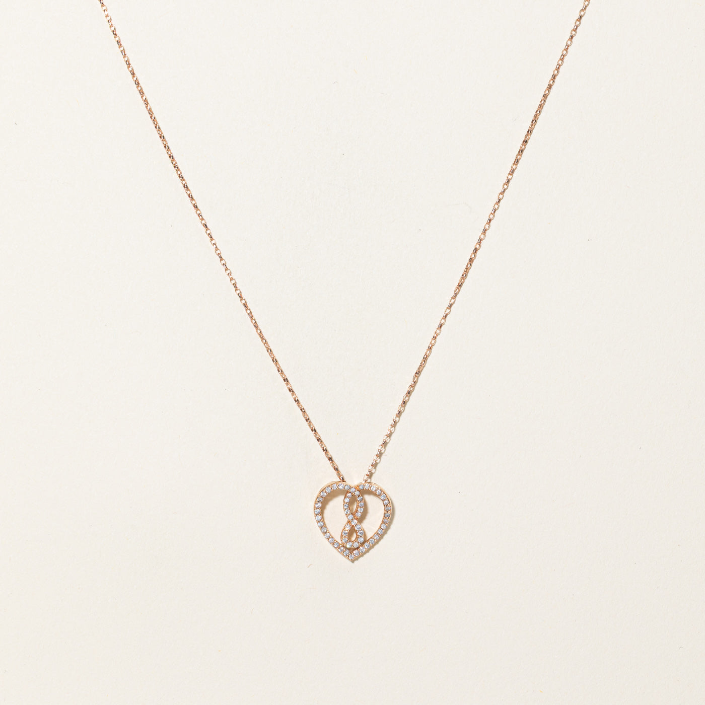 0.25ctw Diamond Infinity & Heart Pendant Necklace in 18K Gold - Perfect for Anniversary, Valentine's Day & Romantic Gifts