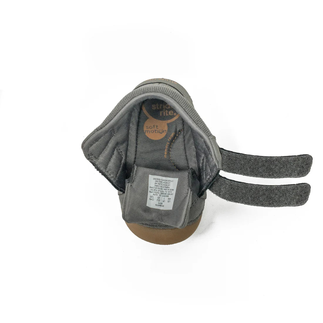 Stride Rite Grey Martin Soft Motion Toddler Boots - Waterproof Winter Shoes for Boys & Girls - Comfortable Non-Slip Walking Booties for Outdoor Play & Cold Weather