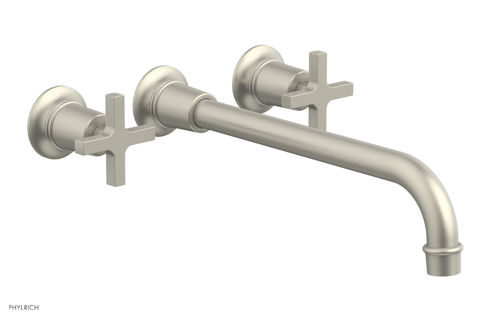 HEX MODERN Wall Mounted Lavatory Faucet Set with 12
